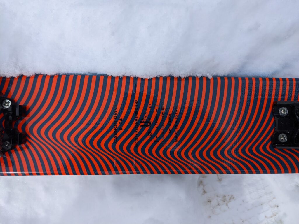 blizzard zero g 105 skis trippy graphics